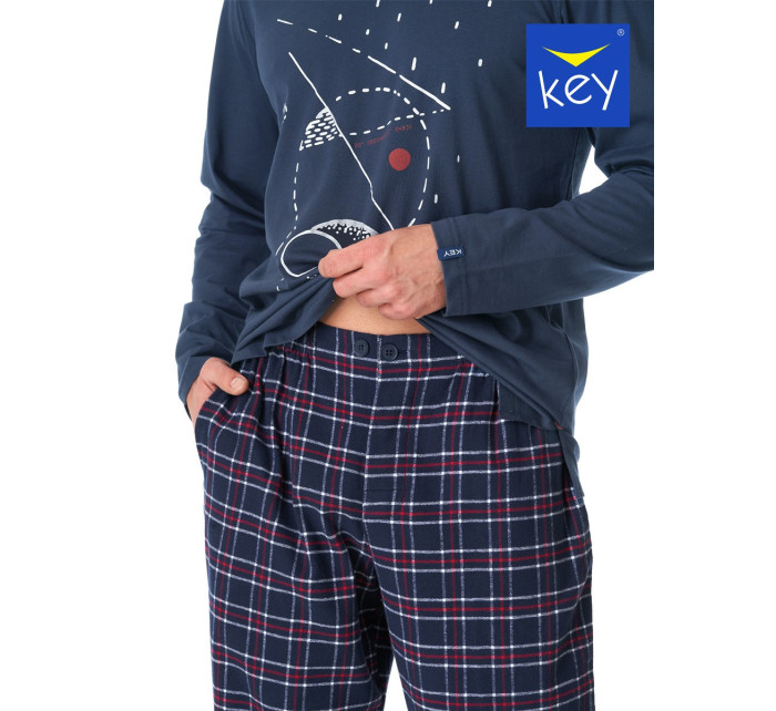 Pánské pyžamo Key MNS 616 B23 dł/r M-2XL