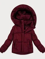 Dámská přechodná bunda oversize S'West vínová (B2003-27)