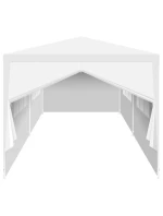 ZAHRADNÍ CATERINGOVÝ STAN PE 6x3M + 6 STĚN BÍLÝ