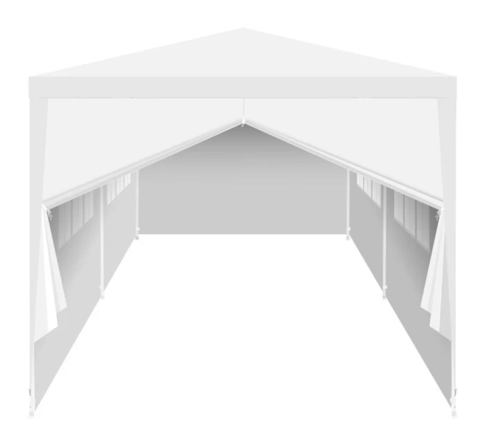 ZAHRADNÍ CATERINGOVÝ STAN PE 6x3M + 6 STĚN BÍLÝ