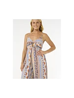 Kombinéza RIP CURL San Carlos Tie Front Jumpsuit, tyrkysová