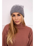 Fleecová čepice model 18749991 - K-Fashion Fleecová čepice model 18749991 - K-Fashion