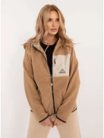 Mikina D20001M02671A2 světle hnědá