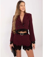 Szorty IT SN model 21799734 ciemny czerwony - FPrice