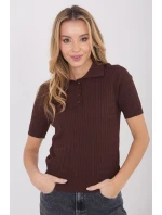 Svetr s krátkým rukávem  model 222828 Factory Price