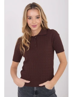 Svetr s krátkým rukávem  model 222828 Factory Price