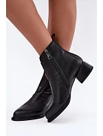 Boty na podpatku model 231597 Step in style Boty na podpatku model 231597 Step in style