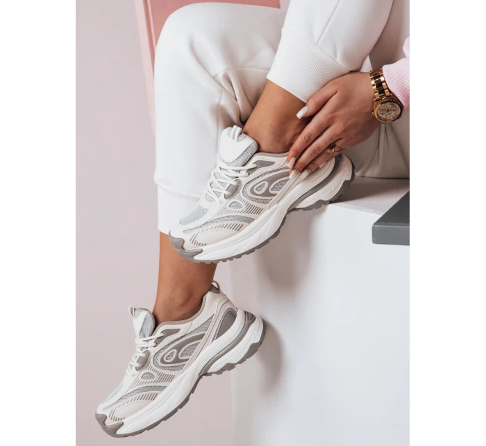 Dámská sportovní obuv na platformě šedá model 21983172 - Dstreet