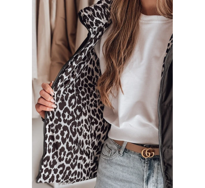 Dámská oboustranná přechodná bunda ZIBERKA černá FashionStreet TY4868 Dámská oboustranná přechodná bunda ZIBERKA černá FashionStreet TY4868