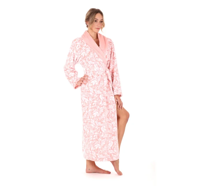 Dámský župan Flora 2556 3053 růžová perla - Vestis Dámský župan Flora 2556 3053 růžová perla - Vestis