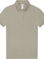 B&C My Polo 210 /women Dámské piqué polo z těžké bavlny 01.W463 amalfi grey
