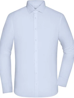 JN Popelínová košile slim fit s dlouhým rukávem 02. light blue model 22445804 - Daiber