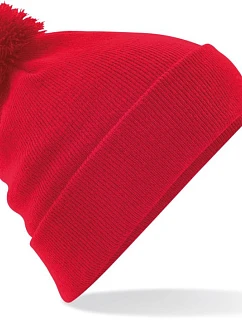 Beechfield B 426 Originální čepice s bambulí 53.0426 classic red