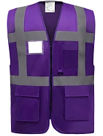 HVW 801 HiVis multifunkční vesta model 22502492 purple - Yoko HVW 801 HiVis multifunkční vesta model 22502492 purple - Yoko