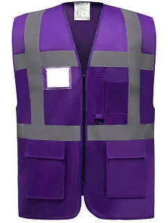 HVW 801 HiVis multifunkční vesta model 22502492 purple - Yoko
