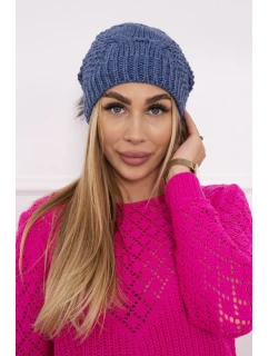 Sandra K210 denimová fleecová čepice