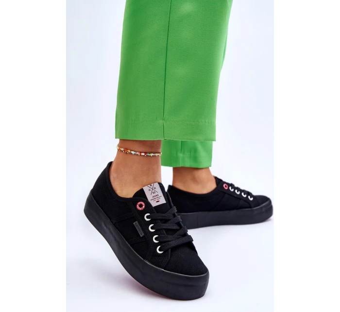 Dámské Tenisky na platformě model 21613030 Černá - Cross Jeans