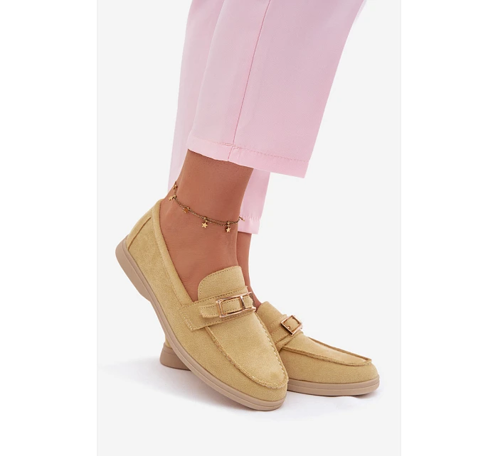 Dámské mokasíny Žluté s přezkou Belinae Dámské mokasíny Žluté s přezkou Belinae