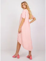 Dámské šaty RV SK R4889.09 lososové