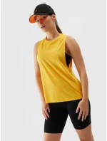 Dámské sportovní rychleschnoucí top loose 4F - oranžový Dámské sportovní rychleschnoucí top loose 4F - oranžový