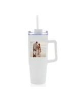 Personalizovaná termoska s průhledným víčkem s fotografií 