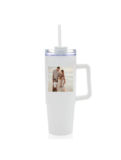 Personalizovaná termoska s průhledným víčkem s fotografií 