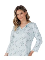 Dámská noční košile MMax 3/4 M2XL model 20221745 - LEVEZA Dámská noční košile MMax 3/4 M2XL model 20221745 - LEVEZA