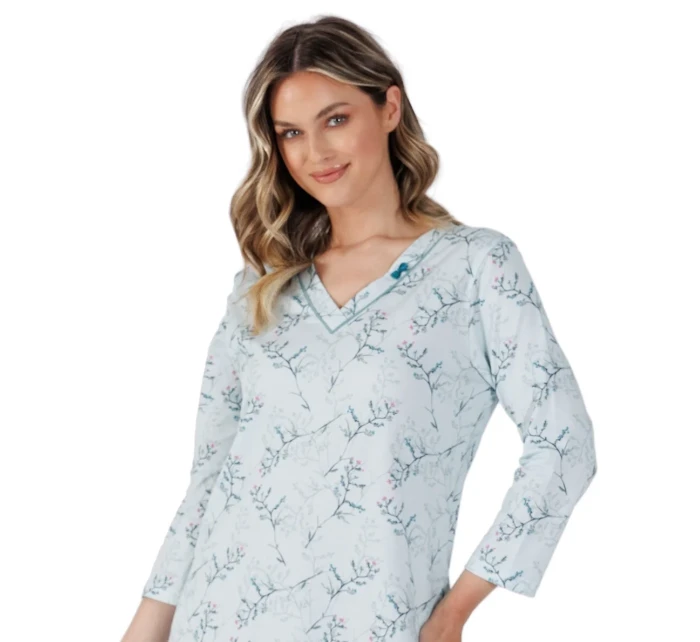 Dámská noční košile MMax 3/4 M2XL model 20221745 - LEVEZA Dámská noční košile MMax 3/4 M2XL model 20221745 - LEVEZA