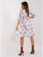 Sukienka LK SK model 19001776 biały - FPrice Sukienka LK SK model 19001776 biały - FPrice
