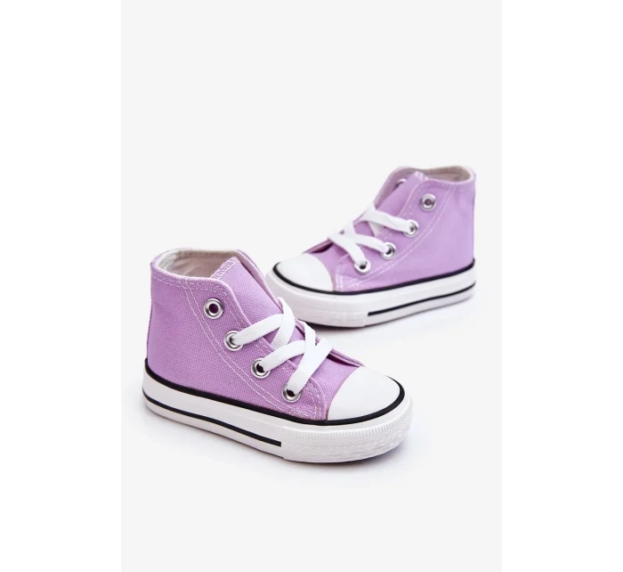 Dětské Vysoké Tenisky fialove Filemon