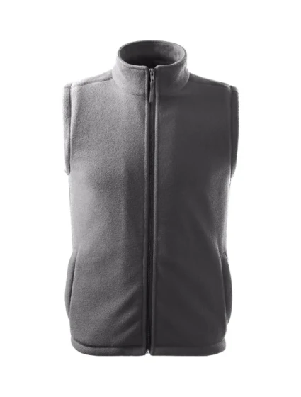 Next fleece vesta unisex ocelově šedá Next fleece vesta unisex ocelově šedá