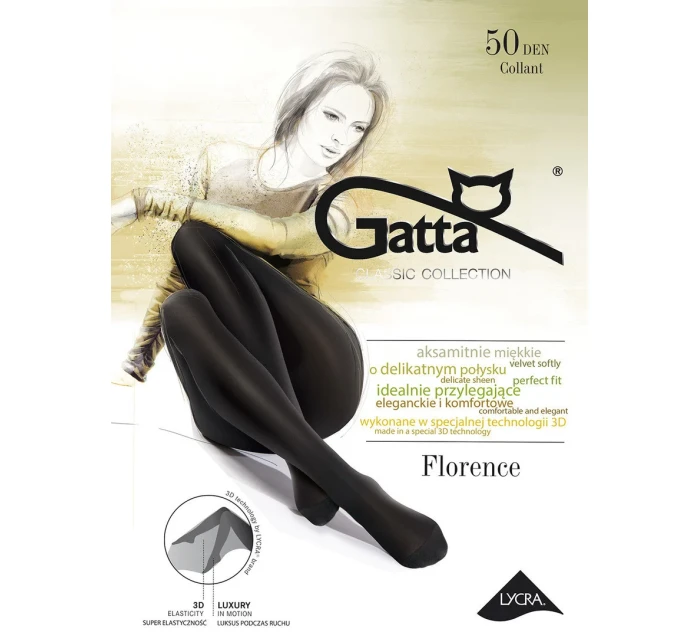 FLORENCE 50 - Dámské 3D punčocháče, 50 DEN