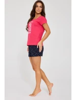 DÁMSKÉ PYŽAMO KR 628/333 GUMOVÁ KRÁLOVNA