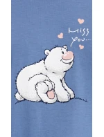 Dámské pyžamo dlouhé Méďa a model 21417076 - Vienetta Dámské pyžamo dlouhé Méďa a model 21417076 - Vienetta