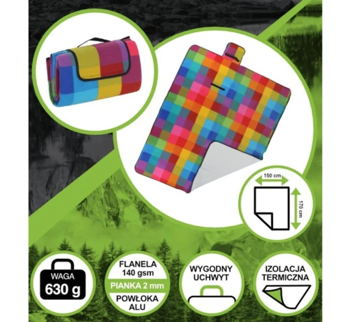 ENERO CAMP PIKNIKOVÁ PŘIKRÝVKA 170x150CM S ALU POVLAKEM 1064093 ENERO CAMP PIKNIKOVÁ PŘIKRÝVKA 170x150CM S ALU POVLAKEM 1064093