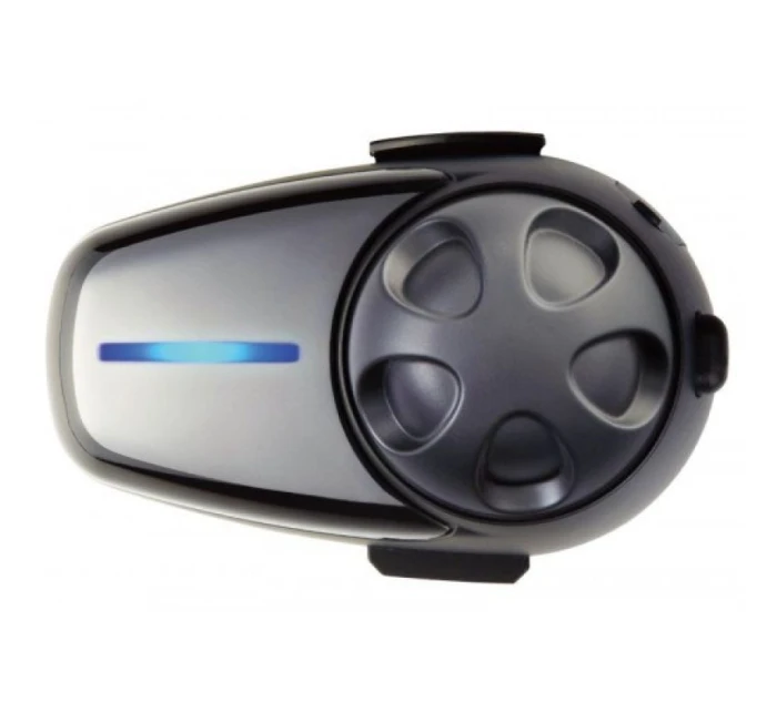 Sena SMH10D-10 Bluetooth 3.0 900M interkom pro motocykly s mikrofonem na čelence, sada pro 2 helmy