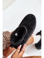 Dámské semišové sněhule na platformě černé model 21670434 - Boto Dámské semišové sněhule na platformě černé model 21670434 - Boto