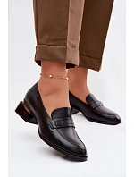 Dámské polobotky na Černé model 22100835 - VINCEZA Dámské polobotky na Černé model 22100835 - VINCEZA