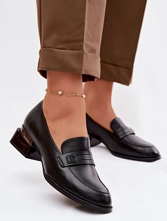 Dámské polobotky na  Černé model 22100835 - VINCEZA