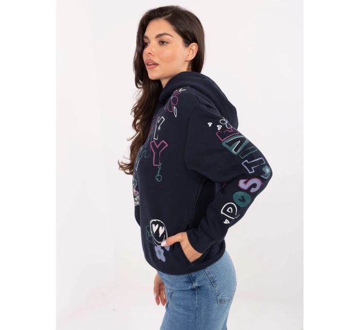 Bluza model 21378690 granatowy - FPrice Bluza model 21378690 granatowy - FPrice