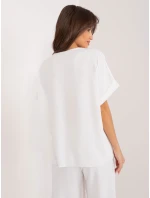 Bluzka DHJ BZ model 21786310 ecru - FPrice Bluzka DHJ BZ model 21786310 ecru - FPrice