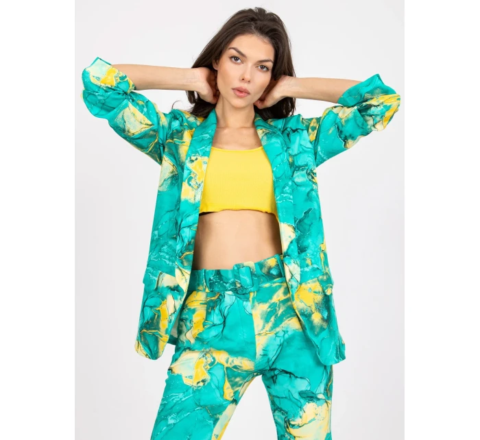 Dámské sako DHJ MA 7684A 1.22X tyrkysové