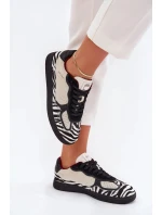 Dámské sneakers  Just Dare se vzorem – béžové model 21883416 - Kesi