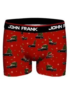 Pánské boxerky John Frank JFBD53-CH-XMAS CAR