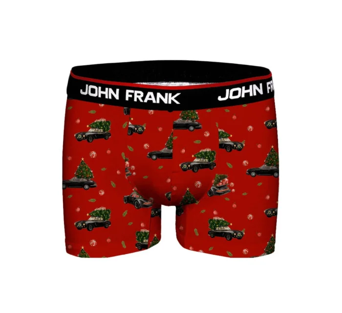 Pánské boxerky John Frank JFBD53-CH-XMAS CAR