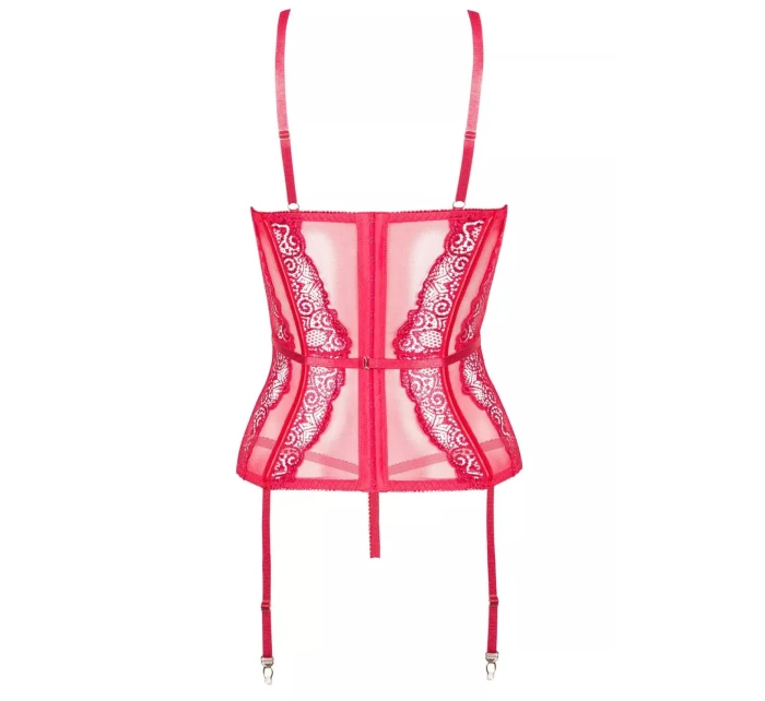 Dámský korzet model 21808915 corset cherry - Beauty Night Fashion Dámský korzet model 21808915 corset cherry - Beauty Night Fashion