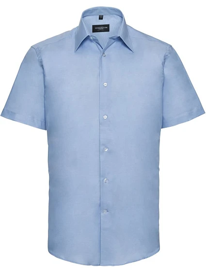 Russell Athletic 923M Košile Oxford s krátkým rukávem 11.923M oxford blue Russell Athletic 923M Košile Oxford s krátkým rukávem 11.923M oxford blue