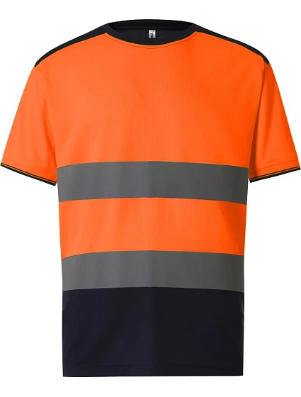 Yoko HVJ 400 Hi-Vis Tričko 79.J400 hi vis orange/navy Yoko HVJ 400 Hi-Vis Tričko 79.J400 hi vis orange/navy