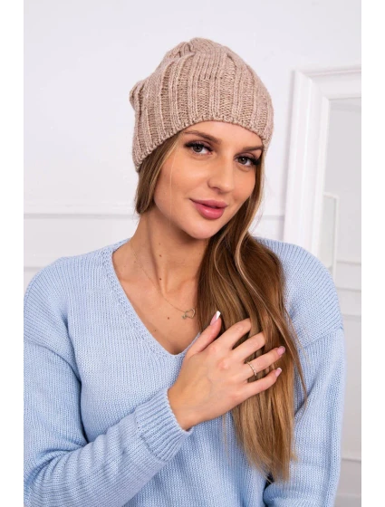 Fleecová čepice Ida K320 tmavě béžová Fleecová čepice Ida K320 tmavě béžová