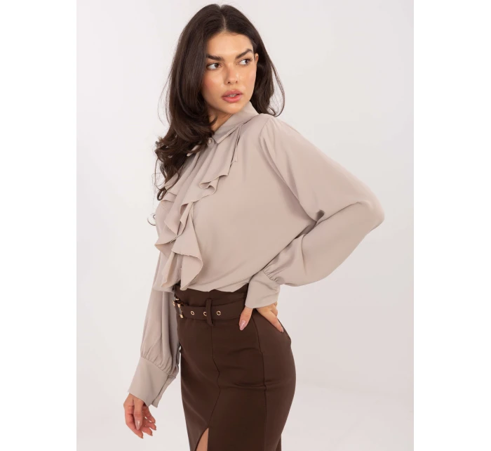 Koszula IT KS model 21795538 beżowy - FPrice Koszula IT KS model 21795538 beżowy - FPrice